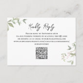 赤面ピンク詳細結婚フローラ エンクロージャーカード (裏面)