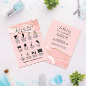 赤面ピンク金ゴールドアゲートラッシュエクステンションアフターケア 名刺