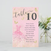 赤面ピンク金ゴールドグリッターガウンキンセアニェラシートメニュー (スタンド正面)