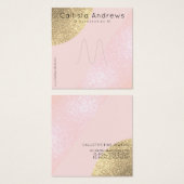 赤面ピンク金ゴールドグリッタージオハートリングや輪表示 (正面&裏面)