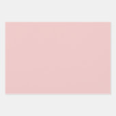 赤面ピンク金ゴールドグリッターGLAM ラッピングペーパーシート (正面2)