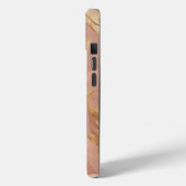 赤面ピンク金ゴールドトレンディーボホ葉コレクション Case-Mate iPhoneケース (裏面 / 左)