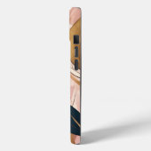 赤面ピンク金ゴールドボホ葉トレンディーコレクション Case-Mate iPhoneケース (裏面 / 左)