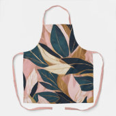 赤面ピンク金ゴールドボートレンディー離れコレクション エプロン (正面)