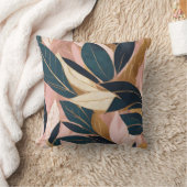 赤面ピンク金ゴールドボートレンディー離れコレクション クッション (ブランケット)