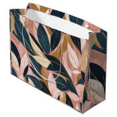 赤面ピンク金ゴールドボートレンディー離れコレクション ラージペーパーバッグ (裏面アングル)