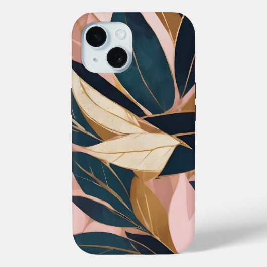 赤面ピンク金ゴールドボートレンディー離れコレクション Case-Mate iPhoneケース (裏面)