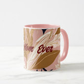 赤面ピンク金ゴールドボー葉ホモダンコレクション マグカップ (正面右)