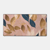 赤面ピンク金ゴールドボー離れホ人気があるコレクション デスクマット (正面)