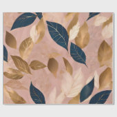 赤面ピンク金ゴールドボー離れホ人気があるコレクション ラッピングペーパー (フラット)