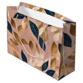 赤面ピンク金ゴールドボー離れホ人気があるコレクション ラージペーパーバッグ (裏面アングル)