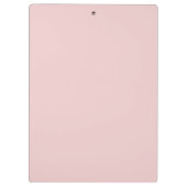 赤面ピンク金ゴールドモダンスクリプガーリートモノグラム名 クリップボード (裏面)