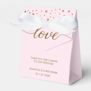 赤面ピンク金ゴールドラブスクパーソナライズされたリッ結婚クのF フェイバーボックス
