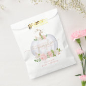 赤面ピンク金ゴールドリトルカボチャ フェイバーバッグ (封をした状態)