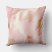 赤面ピンク金ゴールド女性のカーボーイ牛革 クッション (裏面)