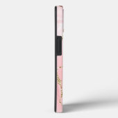 赤面ピンク金ゴールド水カラー瑪瑙パーソナライズされた Case-Mate iPhoneケース (裏面 / 右)