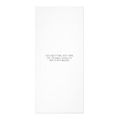 赤面ピンク金ゴールド瑪瑙美しいメイクアップサロン価格 ラックカード (裏面)