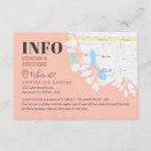 赤面ピンク銅フローラ詳細情報場所 エンクロージャーカード (正面)