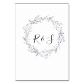 赤面ピンク開花結婚ズ テーブルナンバー (裏面)