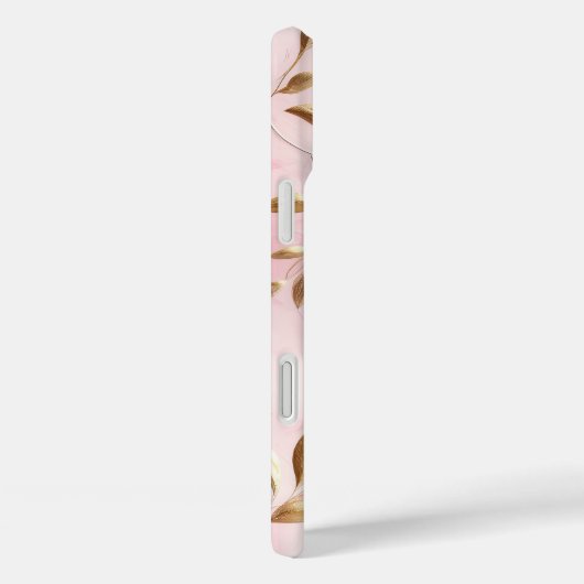 赤面ピンク離れ金ゴールド結婚ズ Case-Mate iPhoneケース (裏面 / 右)