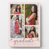 赤面ピンク4フォト卒業スモダンクリプトハート フォトプラーク (正面)