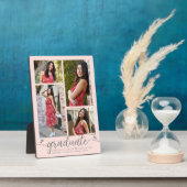 赤面ピンク4フォト卒業スモダンクリプトハート フォトプラーク (側面)