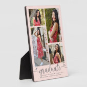赤面ピンク4フォト卒業スモダンクリプトハート フォトプラーク (側面)