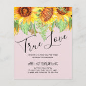 赤面ピンク(ひまわり結婚の予算) (正面)