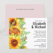 赤面ピンク(ひまわり結婚の予算) (正面/裏面)