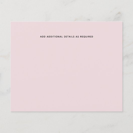 赤面ピンク(ひまわり結婚の予算) (裏面)