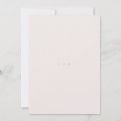 赤面ピンク&アイボリーワイルドフラー結婚ズ セーブザデート (裏面)