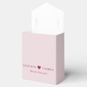 赤面ピンク&クリムゾンレッド結婚ズ フェイバーボックス (オープン)