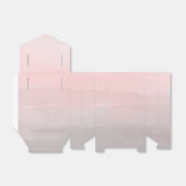 赤面ピンク&グレーモダンの水彩甘い16 フェイバーボックス (折り畳みなし)