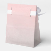 赤面ピンク&グレーモダンの水彩甘い16 フェイバーボックス (裏面サイド)