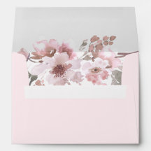 赤面ピンク&グレー結婚の花