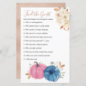 赤面ピンク&ネイビーカボチャ素朴ーザゲスト (正面/裏面)