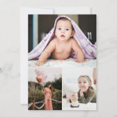 赤面ピンク&ブラス書道卒業 セーブザデート (裏面)