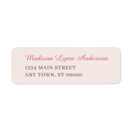 赤面ピンク ラベル