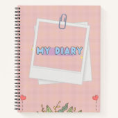 赤面ピンク&リトルモーメント ノートブック (正面)