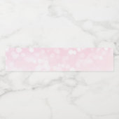 赤面ピンク《写真》ぼけ味ウォーターボトルラベル ペットボトルラベル (シングルラベル)