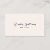 赤面ピンク 名刺 (正面)