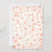 赤面ピンク・海軍紙吹雪予行夕食 招待状 (裏面)