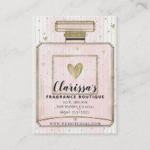 赤面ピンク&金ゴールドパリパルフムフレグランスブティック