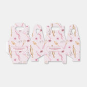 赤面ピンク&金ゴールドベーキング&料理用具ベーカリー フェイバーボックス (折り畳みなし)