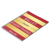 赤面ピンク&金ゴールド ノートブック (左側)