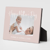 赤面ピンク | Script Happy Mother's Dayの写真 フォトプラーク (側面)