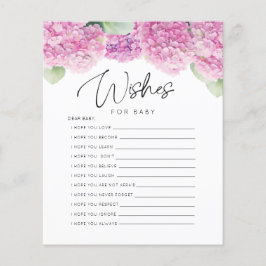 赤面ピンクIts a Girl Wishes赤ちゃんシャワーゲーム