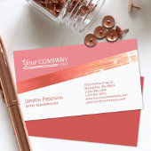 赤面ピンクMauve名刺 名刺