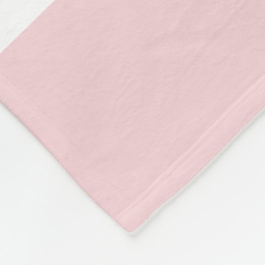 赤面ピンパーソナライズされたクベビーガールフローラリース フリースブランケット (角)