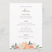 赤面ピーチウォーターカラーフローラカスタムカラー メニュー (正面)